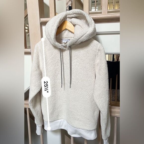 Athleta Tugga Sherpa Hoodie in Natural M - Picture 6 of 16